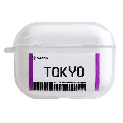Coque En Silicone Modele De Billet D Avion Tokyo Pour Votre Apple Airpods Pro Accessoire Audio Achat Prix Fnac