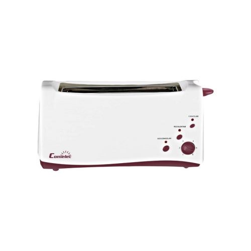 Grille-Pain avec Fonction Décongélation COMELEC TP1749 1000W Blanc