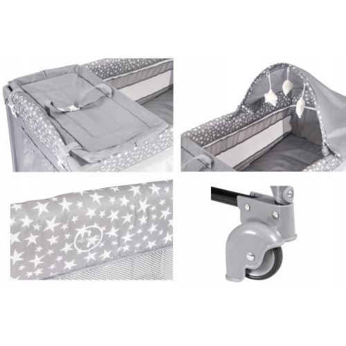 46 Sur Moby System Lit Parapluie De Voyage Pour Bebe 2 Niveaux De Matelas Haut 0 6 Mois Bas 6 36 Mois Pliable Sac De Transport Gris Lits Parapluie Achat Prix Fnac