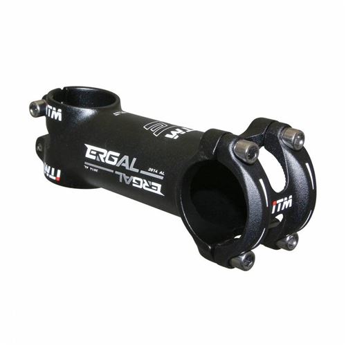 Potence route-vtt itm ergal noir reversible 31,8 angle 6° l120mm 134g