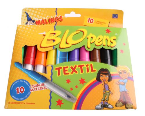 Malinos Blopens 10 pièces textiles