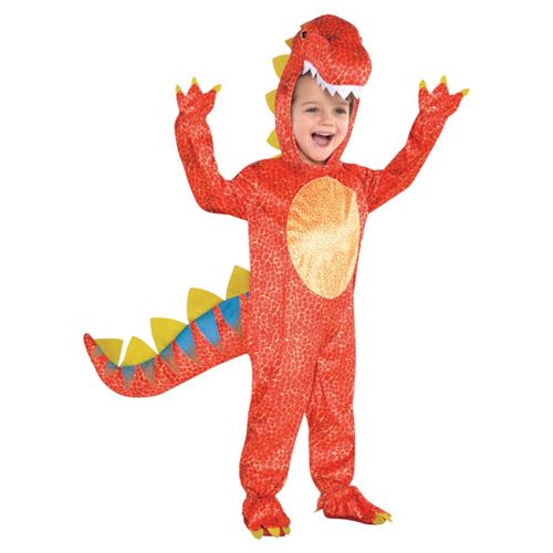 Déguisement Dinosaure Orange Enfant 3/4 Ans Multicolore 844660-55 3/4 ANS - Coloris : Multicolore844660-55