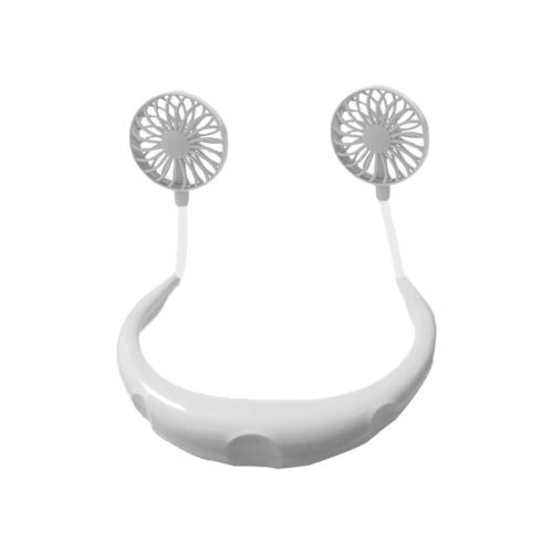 Ventilateur USB rechargeable LED Éventail suspendu blanc