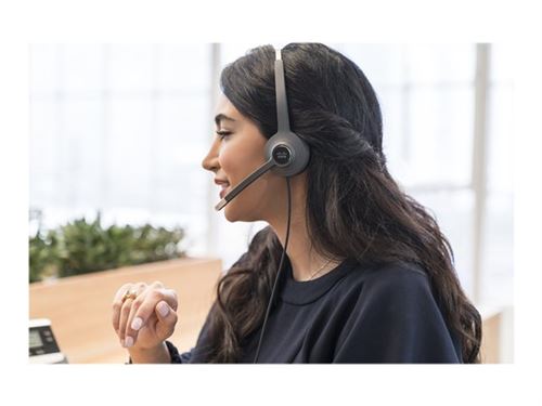 Cisco 532 Wired Dual - Micro-Casque - Sur-Oreille - Filaire - pour Cisco Dx70, Dx70 - Msrp, Dx80, Dx80 (No Radio); Ip Phone 8851, 8861, 8865, 8865Nr