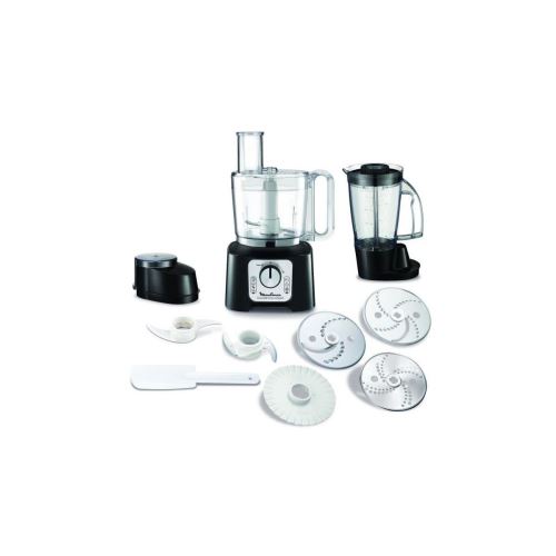 Moulinex Fp546810 Robot Multifonction Double Force Compact - Noir