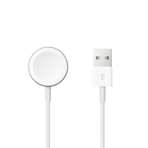 WISETONY® Chargeur USB magnétique sans fil pour Apple Watch 1m - Blanc
