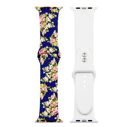 Bracelet de montre en silicone coloré pour Apple Watch Series 6/ SE/ 5/ 4 40mm - Multicolore#31(Taille S/M)