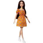 Poupée Barbie Fashionista avec robe Orange