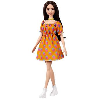 Poupée Barbie Fashionista avec robe Orange