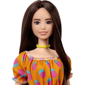 Poupée Barbie Fashionista avec robe Orange