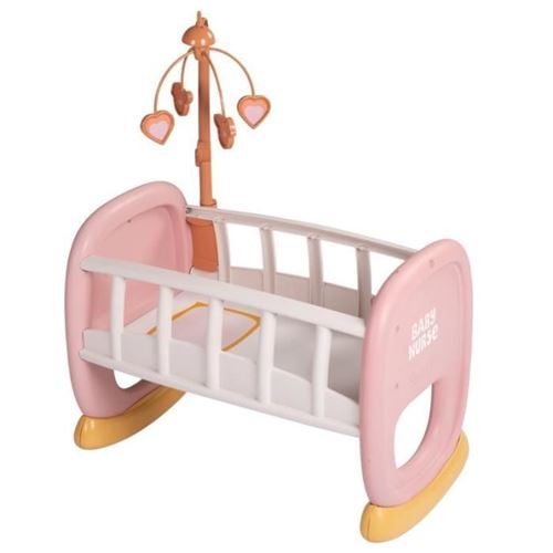 Berceau à Barreaux Smoby Baby Nurse 7600220390smoby – Lit à Bascule, Matière Recyclée, Dès 18 Mois - vue 3