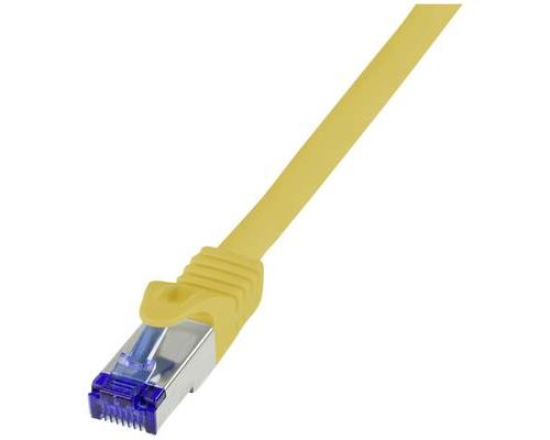 LogiLink C6A117S RJ45 CAT 6a S/FTP 20 m jaune