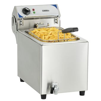 Friteuse électrique avec vanne de vidange 10 litres Casselin