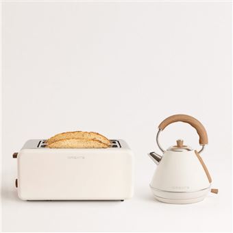 Pack grille-pain TOAST RETRO + bouilloire KETTLE RETRO - Blanc cassé - 1