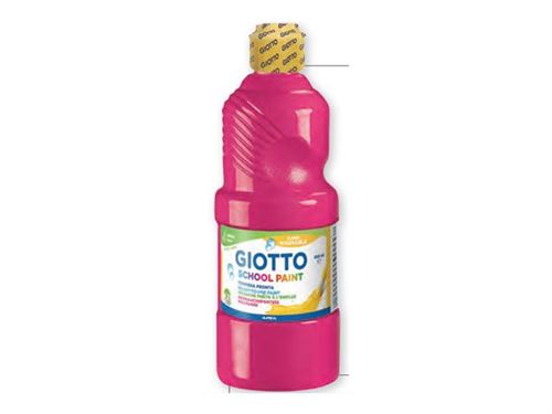GIOTTO SCHOOL - Peinture - peinture à tempera - magenta - extra-fine - 500 ml