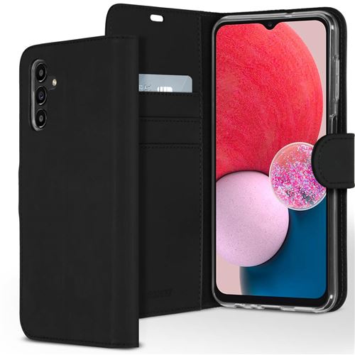 Étui de téléphone portefeuilWallet Samsung Galaxy A13 (5G) - Noir Accezz