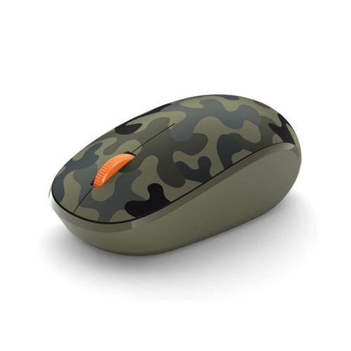 Microsoft Bluetooth Mouse - Forest Camo Special Edition - souris - optique - 3 boutons - sans fil - Bluetooth 5.0 LE