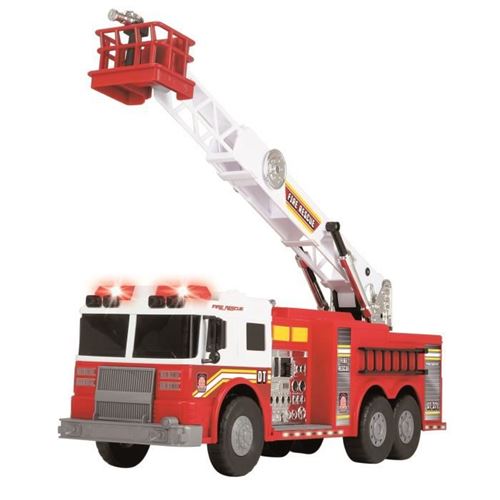 Camion de pompiers et de secours sons et lumières à piles Dickie Toys, 3 ans  et plus