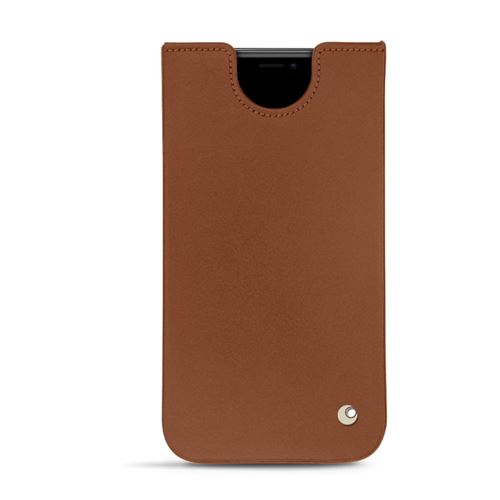 Pochette cuir pour iPhone 11 - Pochette - Cuir Perpétuelle - Marron - NOREVE
