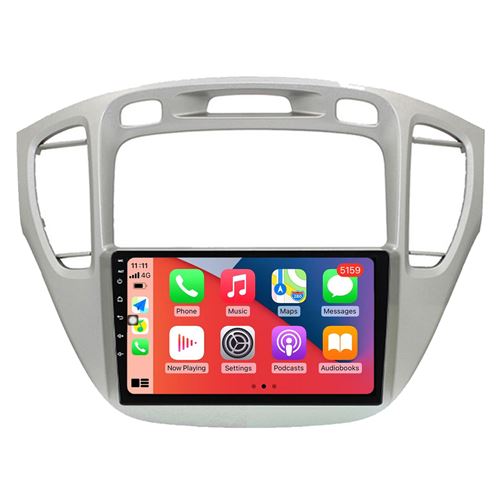 Autoradio Multimédia RoverOne CarPlay Android Auto GPS pour Toyota Highlander 2000-2007