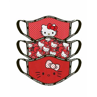 Lot de 3 maques enfants Hello Kitty