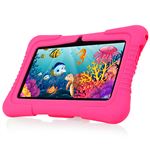 Tablette Enfant 7 Pouces, Veidoo Android 2Go+32Go, Écran Tactile HD, Contrôle Parental, Éducative - Rose