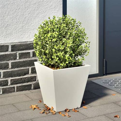Vidaxl Blanc Jardinière 30X30x30 Cm - Image 3