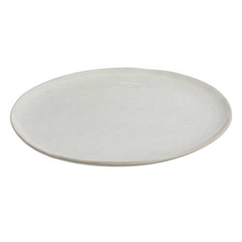 Assiette Plate en Porcelaine Noa 34cm Blanc