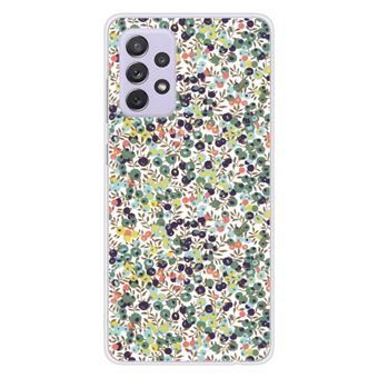 Coque en silicone - Compatible Samsung Galaxy A52 - design liberty wiltshire vert - 1