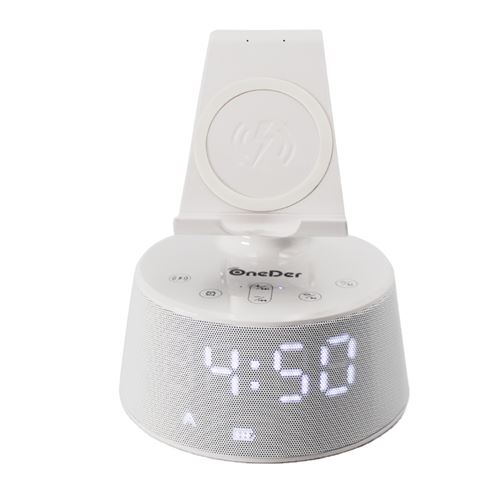Enceinte Bluetooth OneDer V02 Sans Fil Tactile Blanc