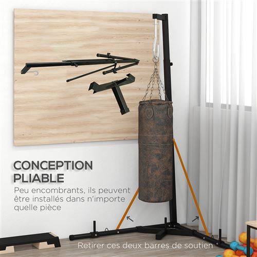 Support Autoportant Attache Sac De Boxe SOOZIER Support