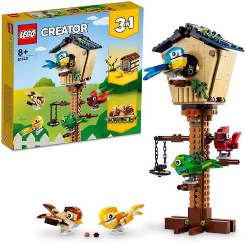 Lego® Creator 3-En-1 31143 - La Cabane À Oiseaux