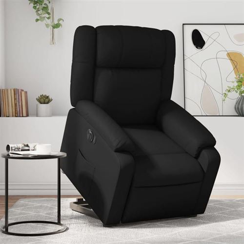 Vidaxl Noir Fauteuil Électrique - Similicuir - Image 3