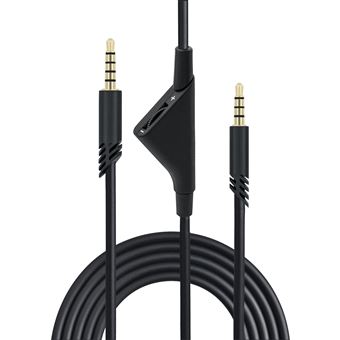 Logitech Câble Audio 2 Mètre 3.5mm Jacks Cordon Connecteur for Logitech Astro Neuf 