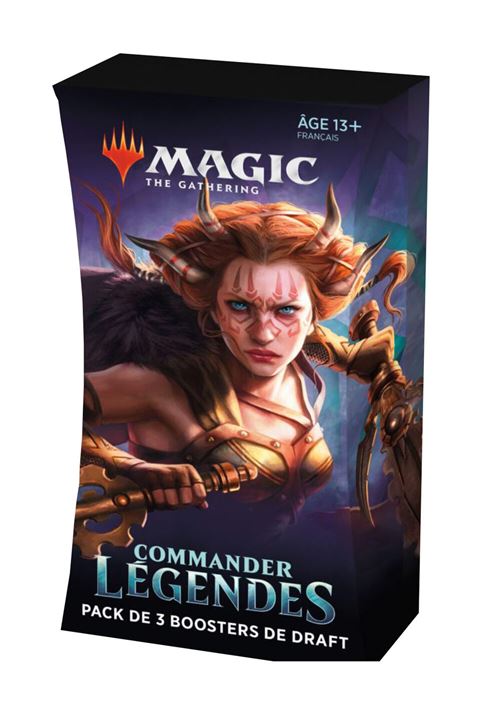 Pack de 3 Boosters de Draft - Magic The Gathering - Commander Légendes