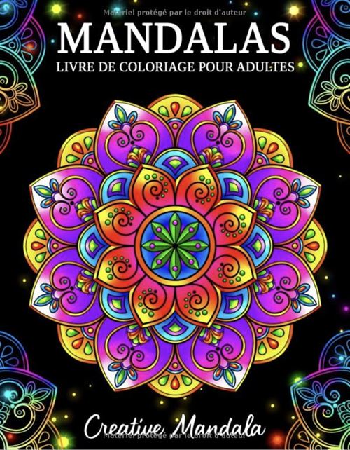Livre de coloriage Mandalas pour adultes - 111 pages - Format A4