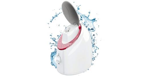 Vapeur visage, nettoyage et hydratée en profondeur,rose
