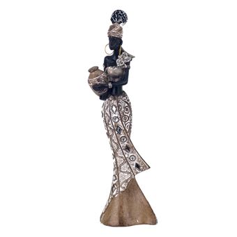 Statue By SIGRIS Figure africaine Ethnique 024240 Le Noir - 1