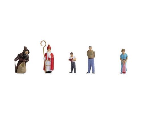 Figurines H0 soirée Saint-Nicolas NOCH 0015923 1 set