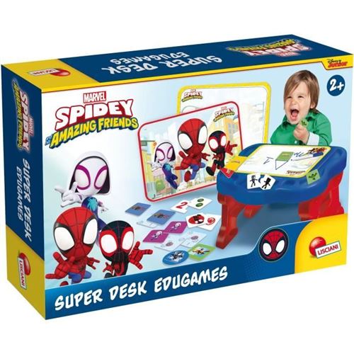 Bureau d'activités avec 10 jeux - Spidey Super desk - Edu games