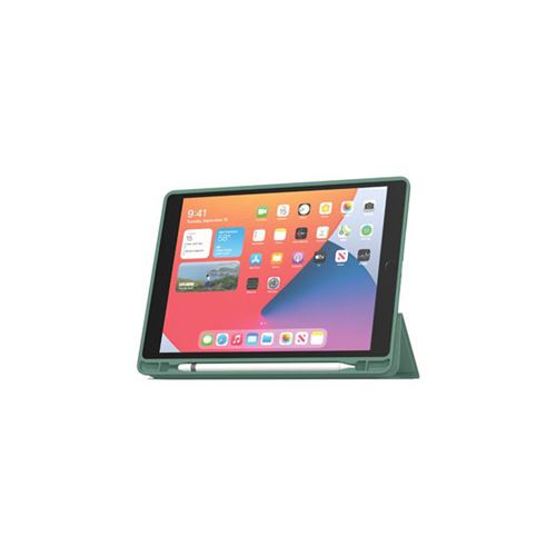 Folio SlimSkin MW pour iPad 10.2 7ème génération 8ème génération 9ème génération 2019 2020 et 2021 Vert