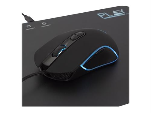 Ewent Play PL3301 - Souris - 7 boutons - filaire - USB
