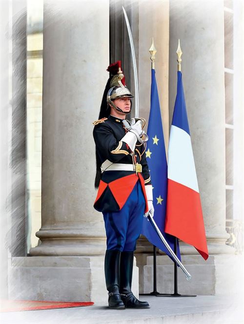 French Republican Guard Cavalry Regiment Corporal- 1:16e - Icm