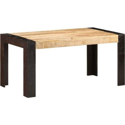 vidaXL Table de salle à manger 160x80x76 cm Bois de manguier solide