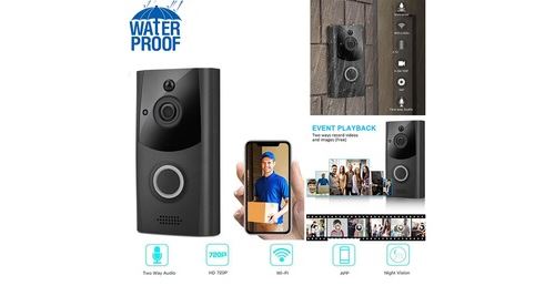 GENERIQUE - Sonnette vidéo sans fil - Caméra Wi-Fi connectée - Interphone intelligent - Image 2