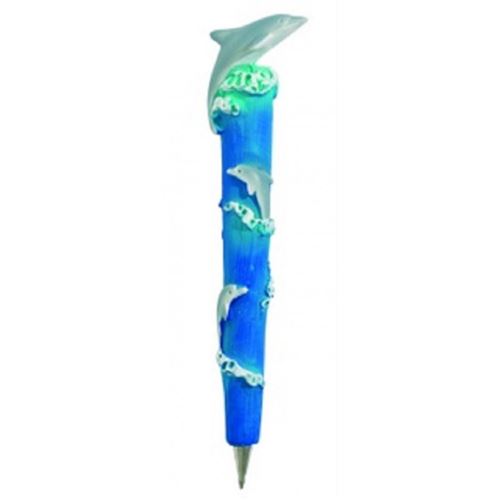 IMPEXIT - Stylo dauphin en résine 13/3/1,5 cm