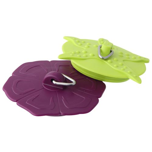 Non Communiqué Violet,Gris,Rose,Vert Bouchon De Lavabo Universel Fackelmann Tecno