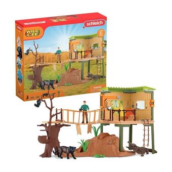 Coffret Station D'Aventures Sauvages, Figurines Animaux Sauvages, Schleich 42594 Wild Life, Pour Enfant Des 3 Ans - 1