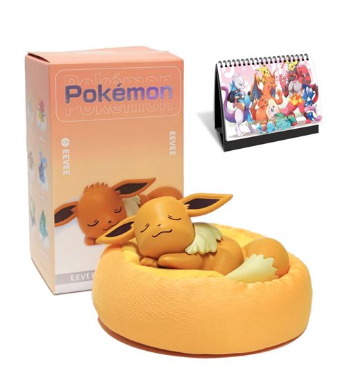 Figurine Pokémon Eevee 5 cm avec Calendrier Pokémon 2022 en français