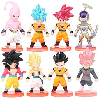8pcs Petite Figurine Dragon Ball En Pvc Ensemble Jouets Goku Pour Enfant Decoration Gateau D Anniversaire 7cm Petite Figurine Achat Prix Fnac